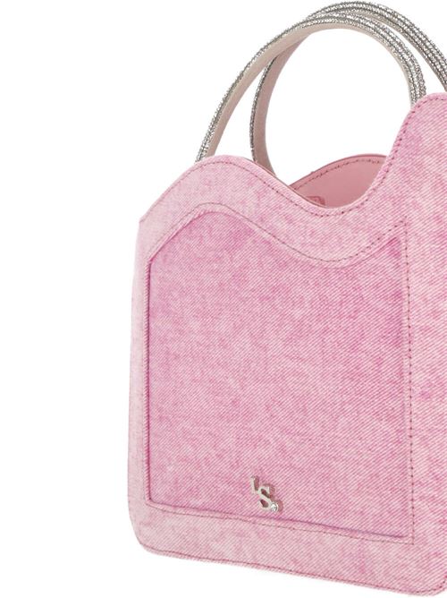 Light pink denim woman bag Le Silla | 9947ZBAGXXXXGIR719